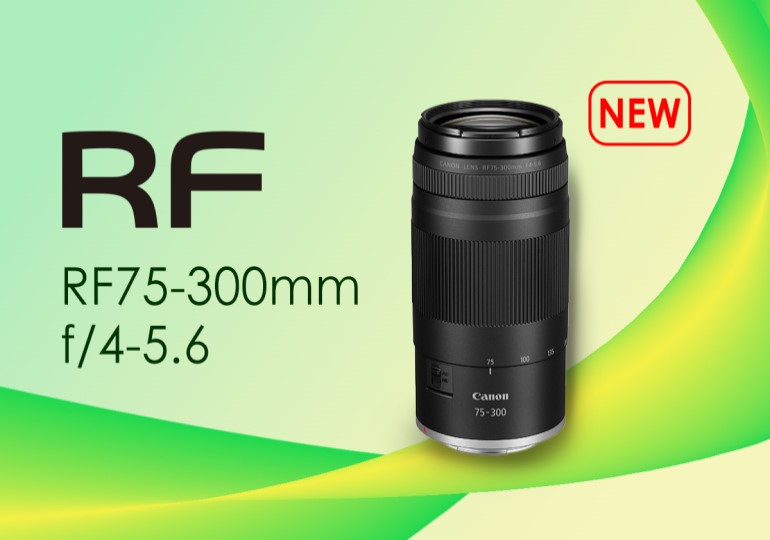 美品 Canon RF75-300mm F4-5.6 望遠ズームレンズ カメラレンズ RF75-300mm F4-5.6 [キヤノンRF /ズームレンズ] CANON